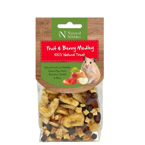 Petlife Natural Nibbles Fruit &amp; Berry Medley Treat Bag