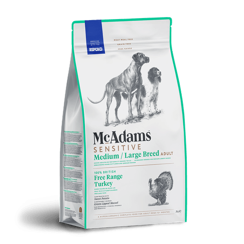 McAdams British Free Range Turkey Sensitive Medium/Large Breed