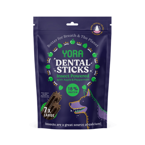 Yora Dog Dental Sticks Apple &amp; Mint Dog Treats