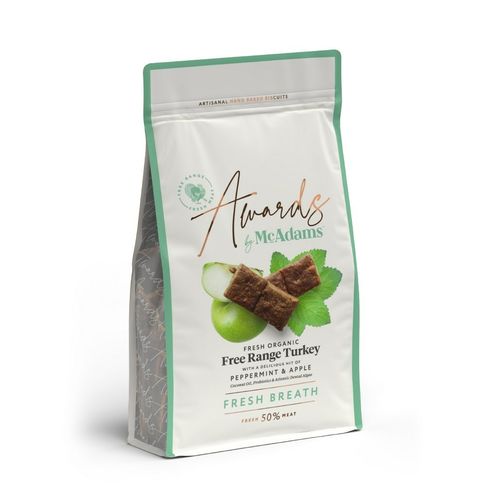 McAdams Awards Fresh Breath Free Range Turkey Dog Treats