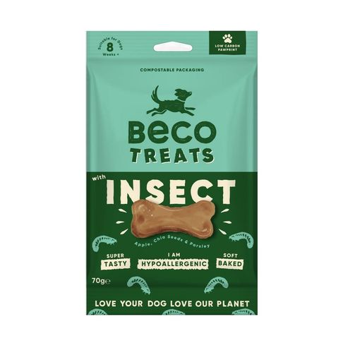 Beco Dog Treats Insect With Apple Chia Seeds &amp; Parsley