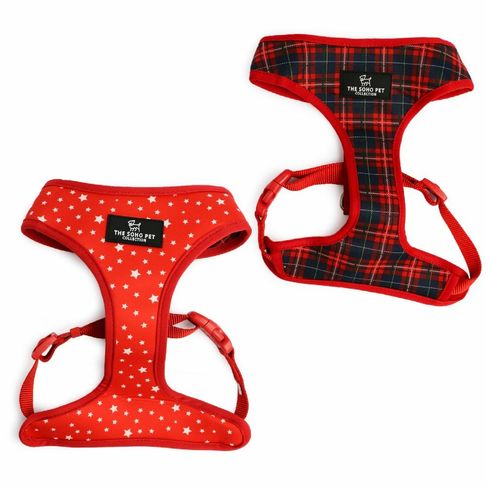 Ancol Dog Harness Soho Tartan/Star