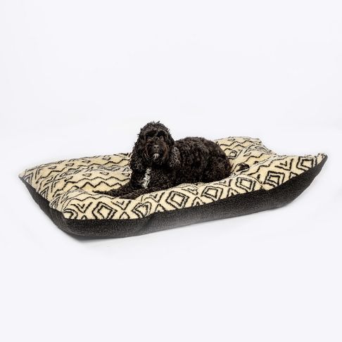 Danish Design Fleece Neutral Geometric Duvet Cover