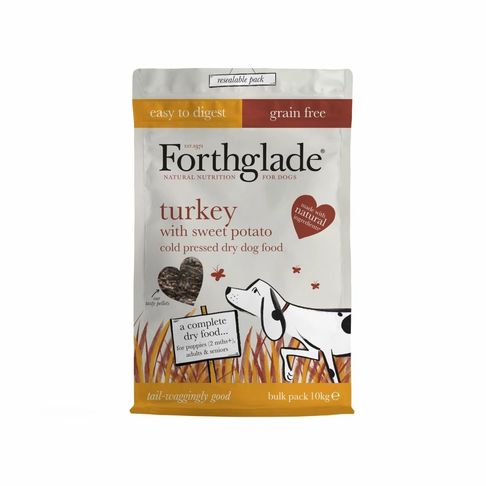 Forthglade Cold Pressed Grain Free Turkey Dog Food 10kg