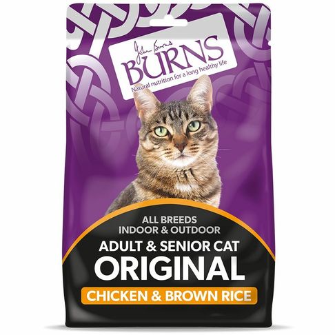 Burns Adult &amp; Senior Cat Original Chicken &amp; Brown Rice 300g