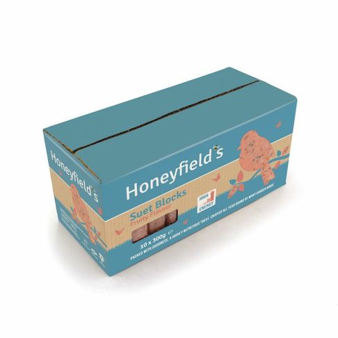 Honeyfield's Suet Blocks - Fruity Flavour 10 Packs