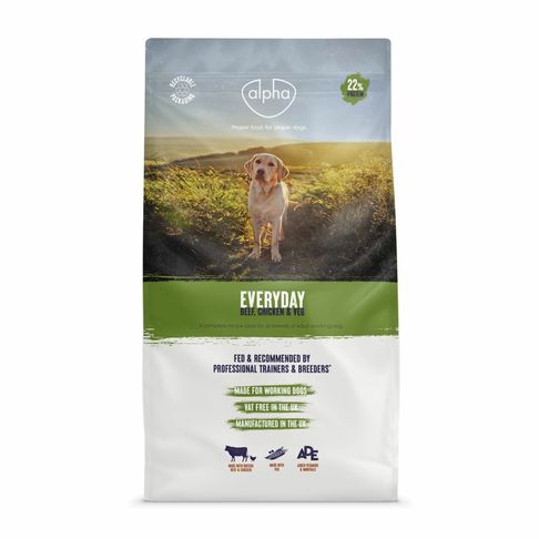 Alpha Everyday Beef Dry Dog Food 10kg