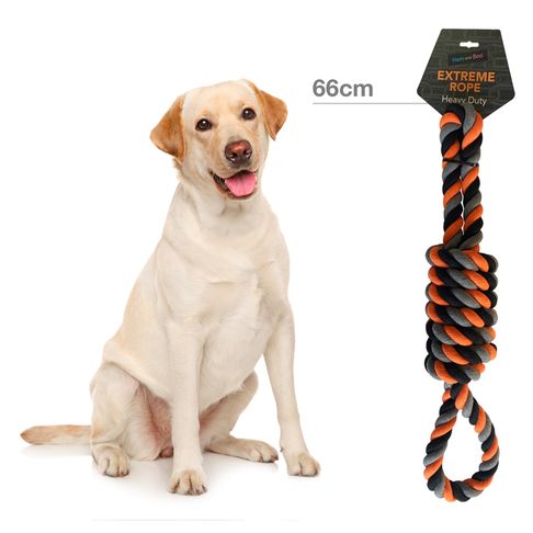 Hem &amp; Boo Extreme Rope Double Loop Heavy Duty Dog Toy