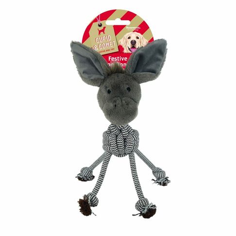 Rosewood Festive Donkey Dog Toy
