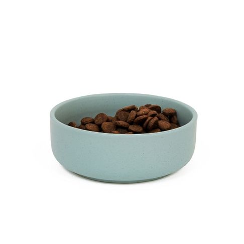Great&amp;Small Penrose Teal Stoneware Pet Bowl