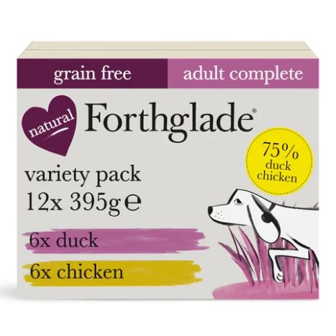 Forthglade Complete Adult Grain Free Variety Pack Chicken, Duck &amp; Vegetables