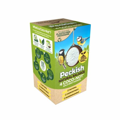 Peckish Coco-Not Biodegradable Wild Bird Feeder