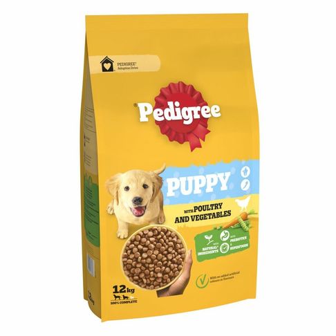 PEDIGREE Complete Junior/Puppy Dry Dog Food Poultry and Vegetables 12kg