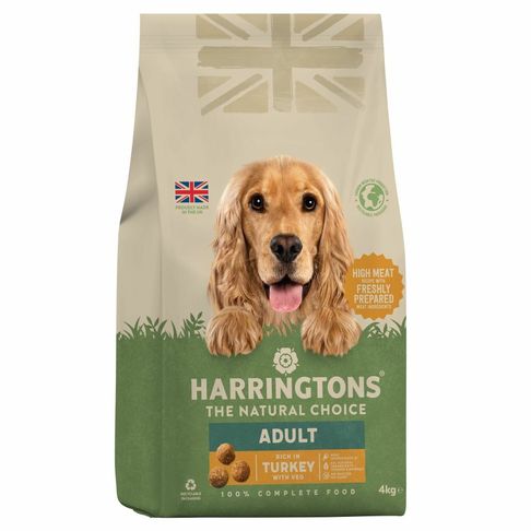 Harringtons Complete Adult Turkey Dry Dog Food 4kg