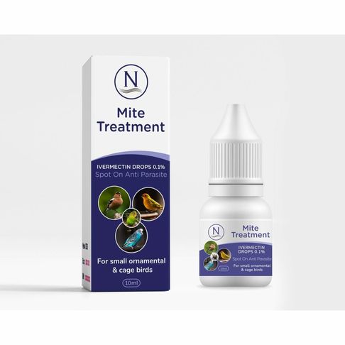 Ivermecin Mite Treatment Anti-Parasite Spot-On - Small Birds