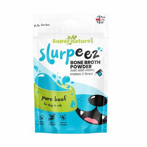 SuperNature Slurpeez Bone Broth Powder Beef 60g
