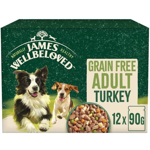 James Wellbeloved Grain Free Adult Turkey in Gravy Pouch