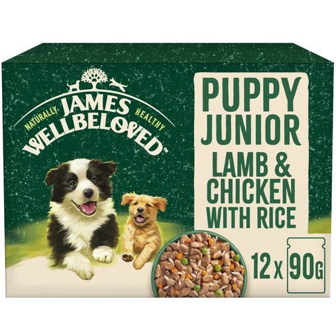 James Wellbeloved Puppy Lamb &amp; Chicken in Gravy Pouch
