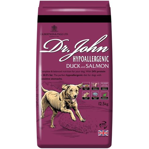 Dr. John Hypoallergenic Duck and Salmon Working Dog Food