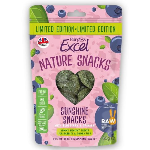 Burgess Nature Snacks Excel Sunshine 60g