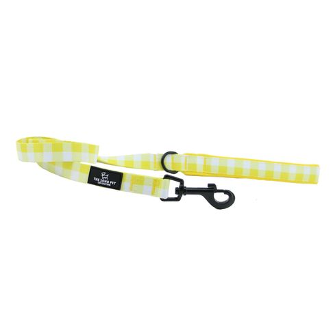 Ancol Soho Pet Collection Yellow Check Dog Lead