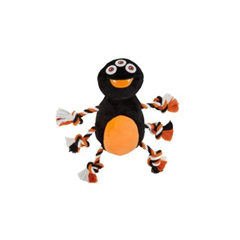 Happy Pet Halloween Rope Spider Toy
