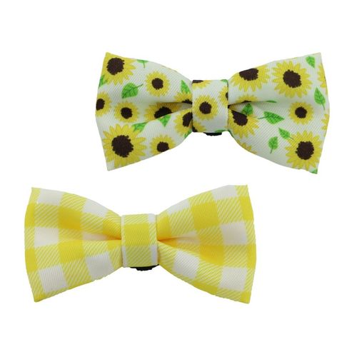 Ancol Bow Tie Soho Sunflower/Yellow Check