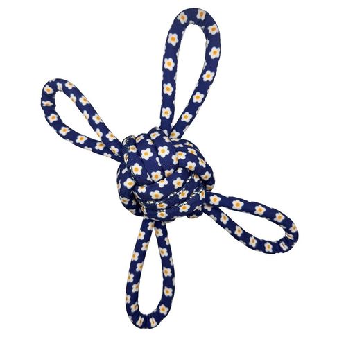 Bestpets Cotton Knotted Fling &amp; Ball Dog Toy 28cm