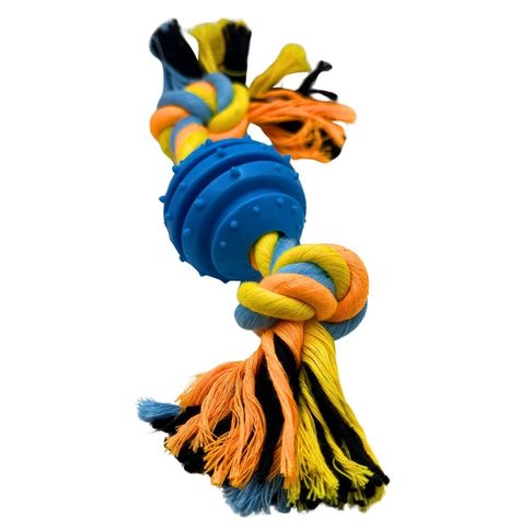 Bestpet Rope &amp; Ball Dog Toy 18cm