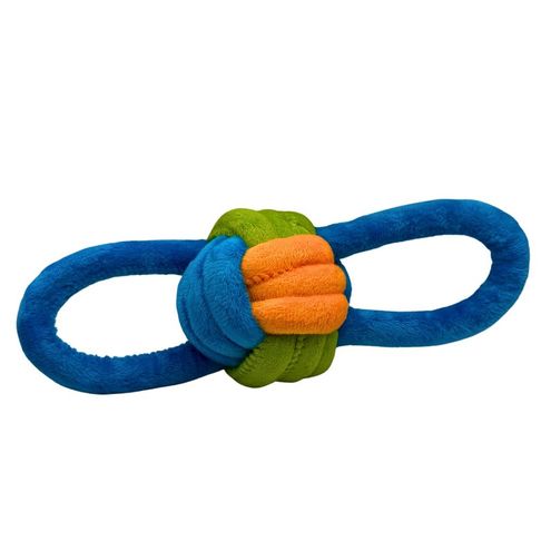 Bestpets Soft Knotted Tug &amp; Ball Dog Toy 23cm