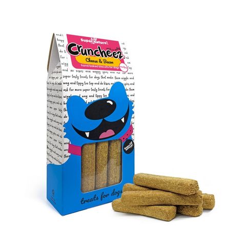 SuperNature Cruncheez Cheese &amp; Bacon Dog Treats 250g