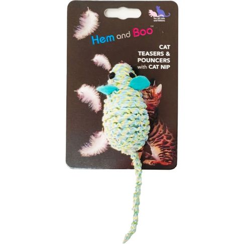 Hem &amp; Boo Elastic Mouse Pounce Cat Toy