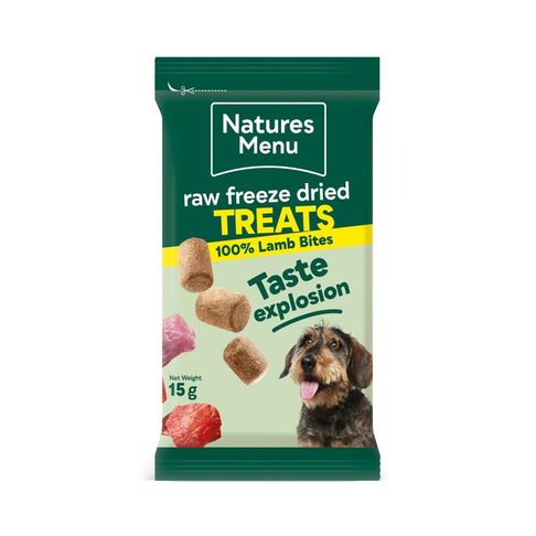 Natures Menu Raw Freeze Dried Bites Lamb For Dogs 15g