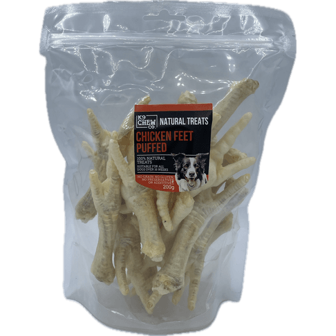 K9 Chew Co Chicken Feet White 200g  