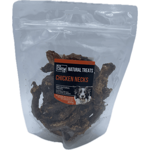 K9 Chew Co Chicken Necks 200g