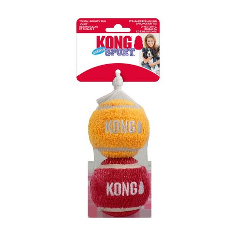 KONG Sport Softies Dog Balls 2 Pack Assorted