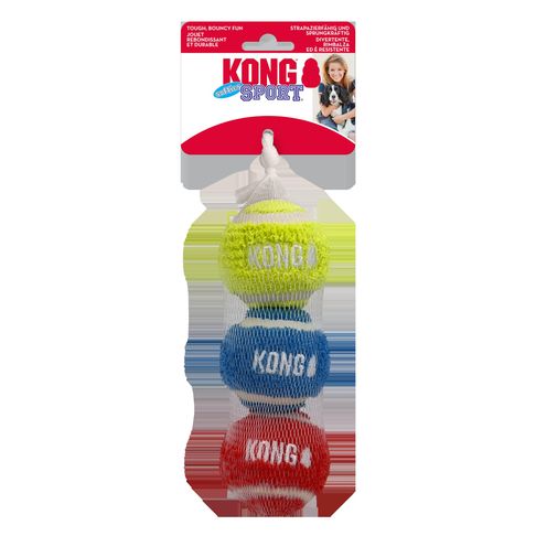 KONG Sport Softies Dog Balls 3 Pack Assorted