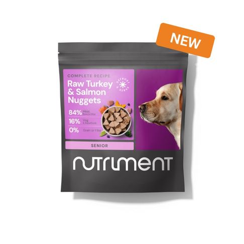 Nutriment Senior Dog Nuggets Turkey &amp; Salmon For Dogs 1kg