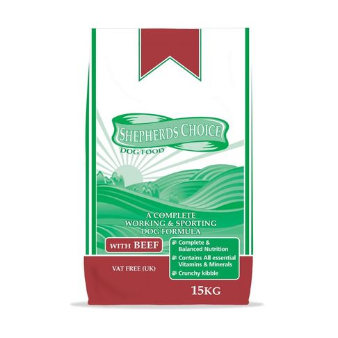 Shepherds Choice Working Dog Food Beef 15kg