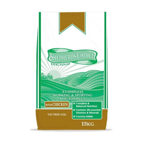 Shepherds Choice Working Dog Food Chicken 15kg