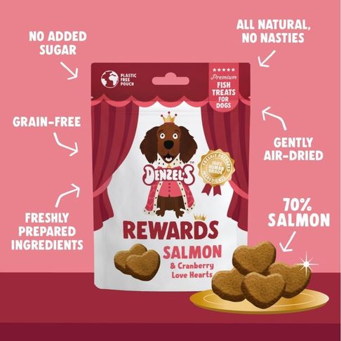 Denzel's Salmon &amp; Cranberry High Value Rewards for Dogs 70g