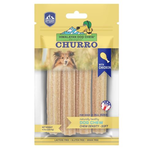 Himalayan Churro Chicken Dog Treats 4 Pack