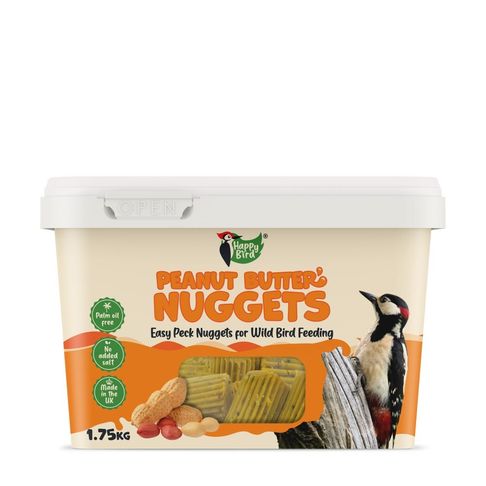 Happy Bird Peanut Butter Nuggets Orange For Wild Birds 1.75kg