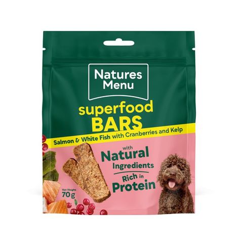 Natures Menu Superfood Bars Fish For Dogs 70g