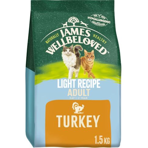 James Wellbeloved Light Adult Dry Cat Food Turkey