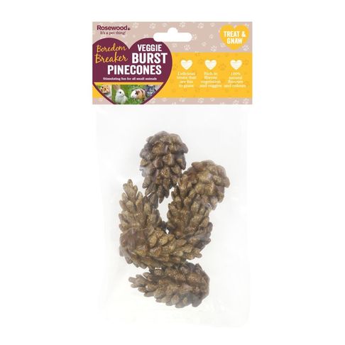 Rosewood Veggie Burst Nibble Pinecones 6 Pack