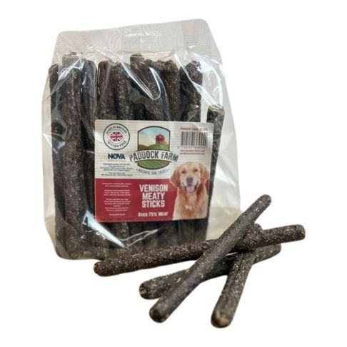 Paddock Farm Venison Meaty Sticks For Dogs 1kg