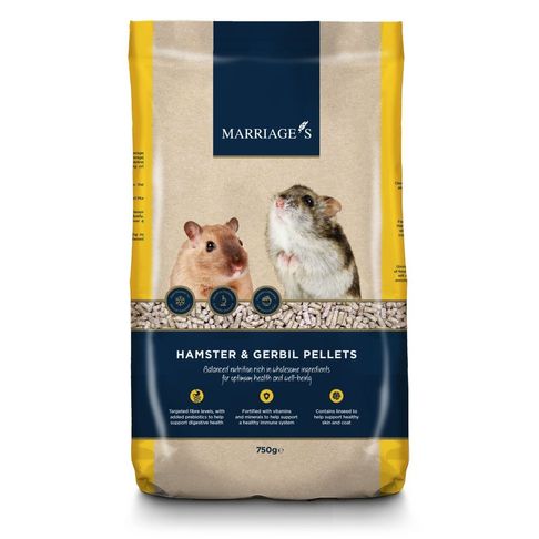 Marriage's Hamster &amp; Gerbil Pellets 750g