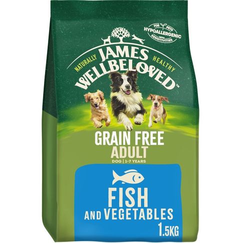 James Wellbeloved Grain Free Adult Dry Dog Food Fish &amp; Veg