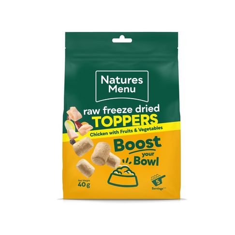 Natures Menu Raw Freeze Dried Toppers Chicken